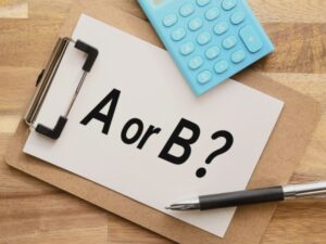 クリップボードに書かれたA or B?塗装プランの比較検討